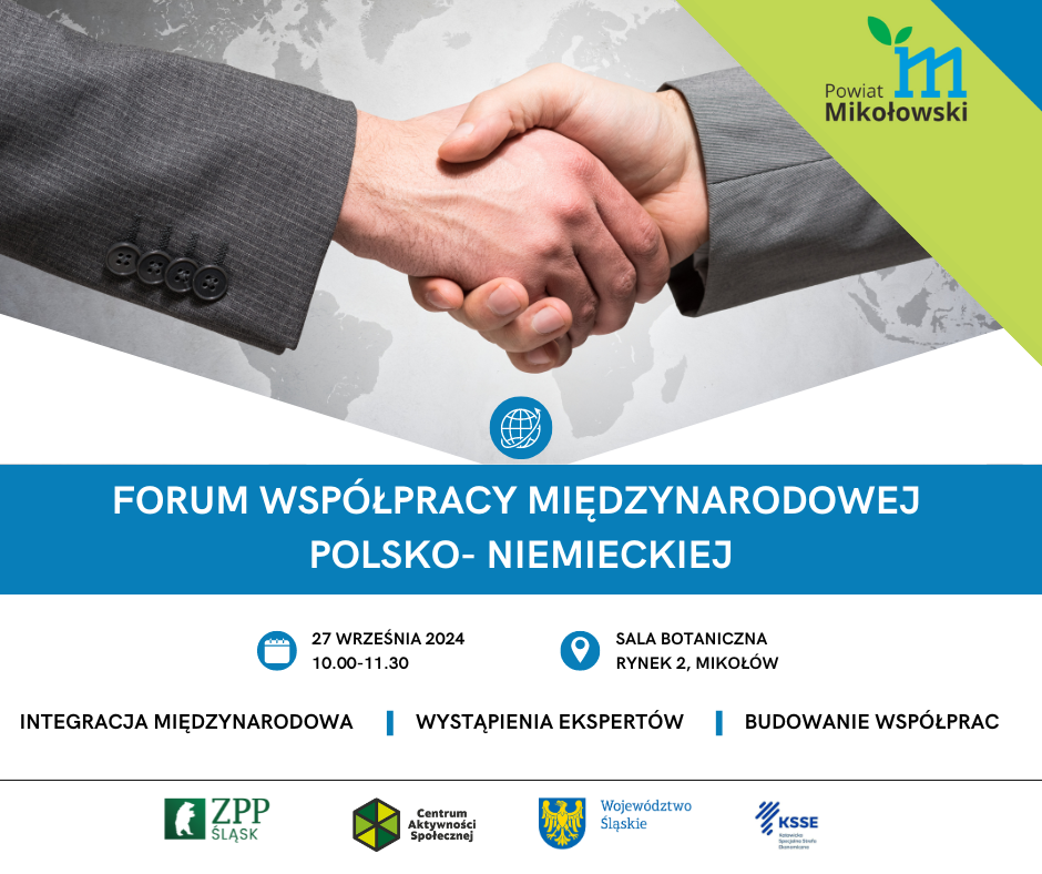 Forum Współpracy Międzynarodowej Polsko -Niemieckiej – 27 września 2024 r.